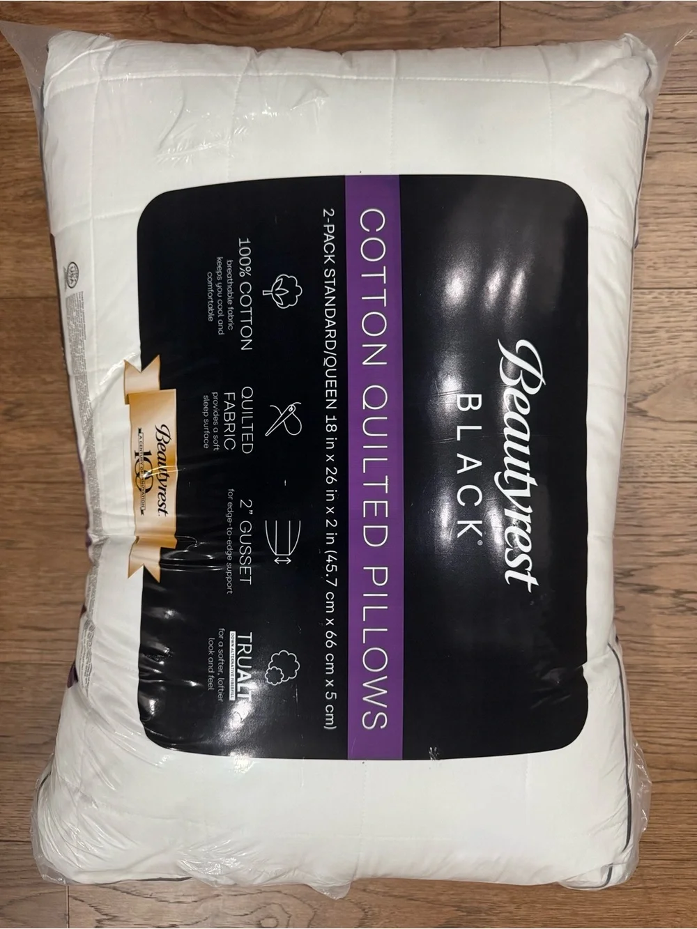 🎉LAST CHANCE🎉BEAUTYREST BLACK 2pk Luxurious Down‎ Alternative Pillows